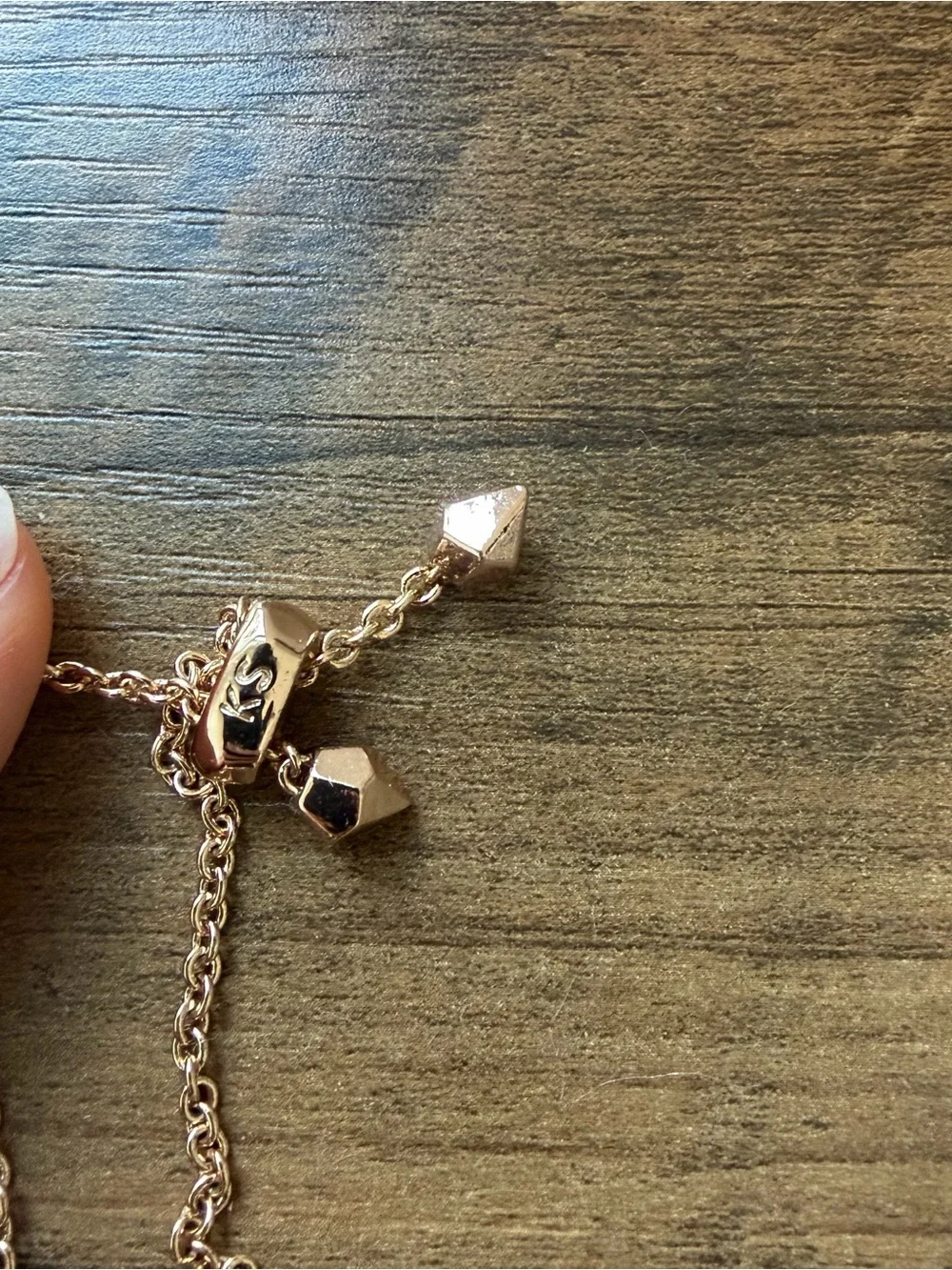 Kendra Scott Adjustable Bracelet with White Stone